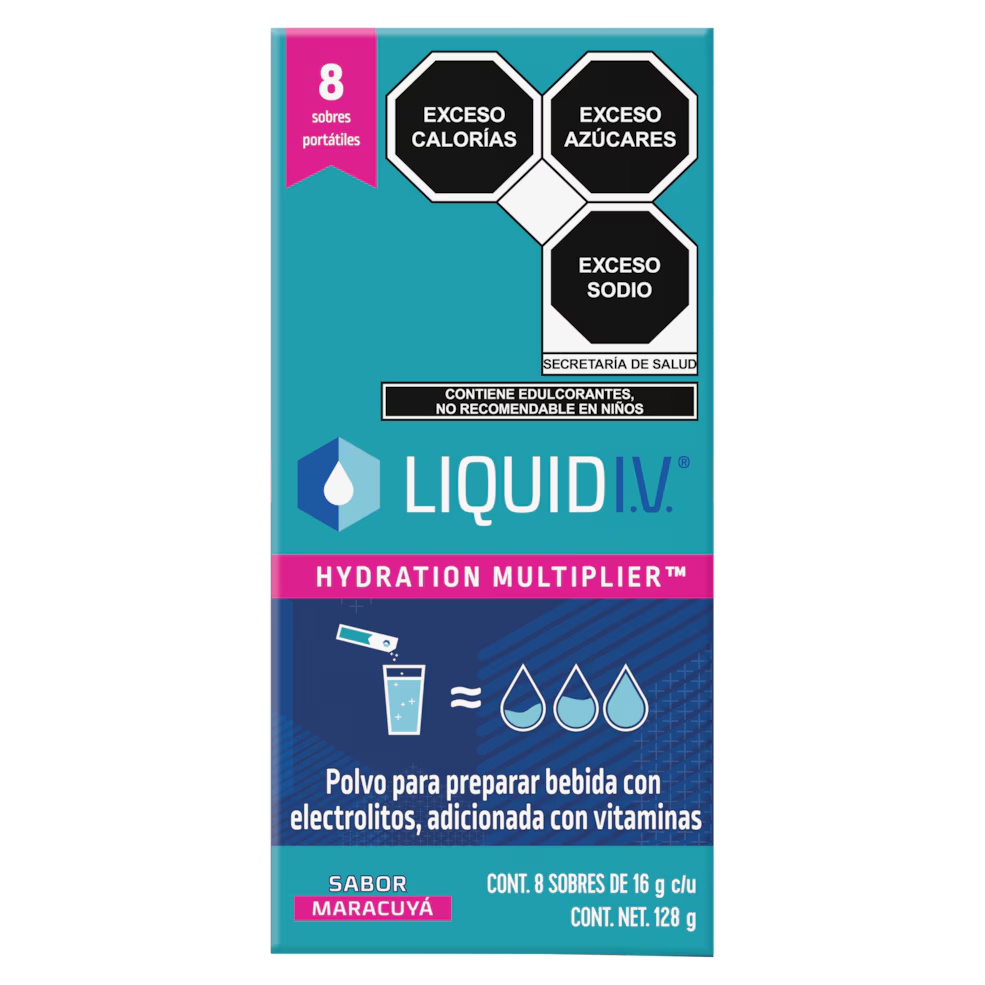 Liquid IV Hydration Multiplier sabor Maracuyá (1 stick)