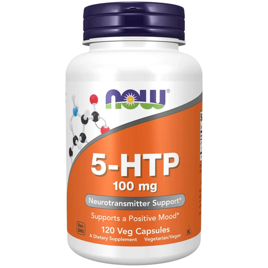 5-HTP de 100 mg, 120 Cápsulas Veg – NOW Foods-Wellu