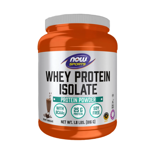 Aislado de proteína de suero, polvo cremoso de chocolate, 1.8 lbs. – NOW Foods-Wellu