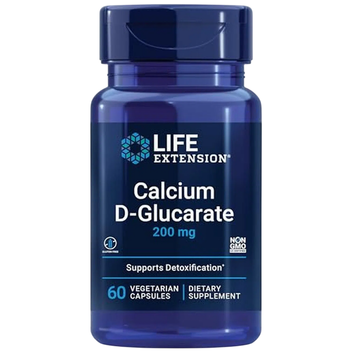 Calcio D-Glucarato 200 mg, 60 Vegcaps – Life Extension-Wellu