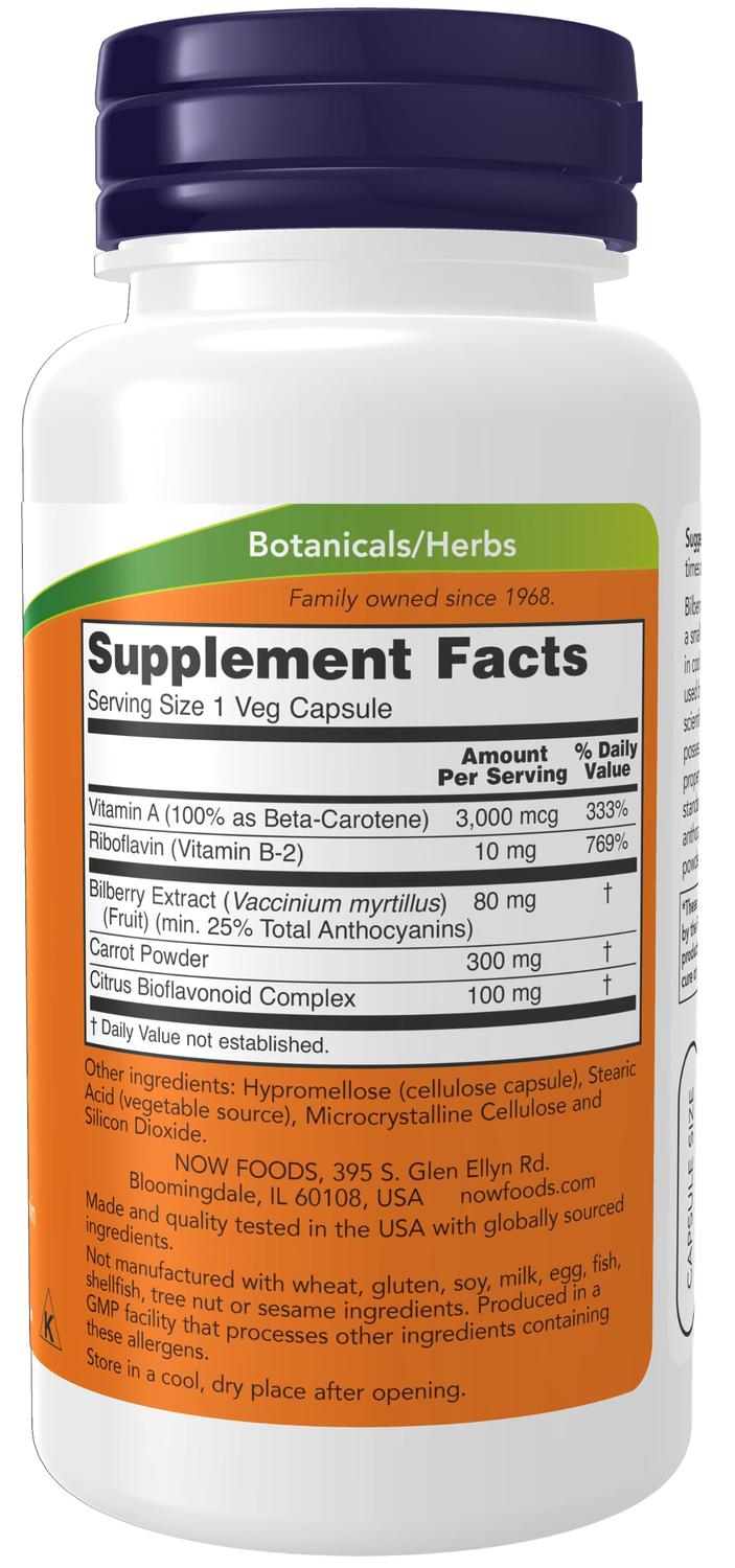 Complejo de Arándano, 100 cápsulas – NOW Foods-Wellu