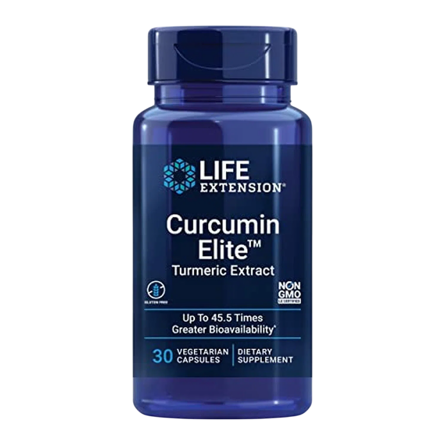 Curcumin Elite Extracto de Cúrcuma, 30 caps – Life Extension-Wellu