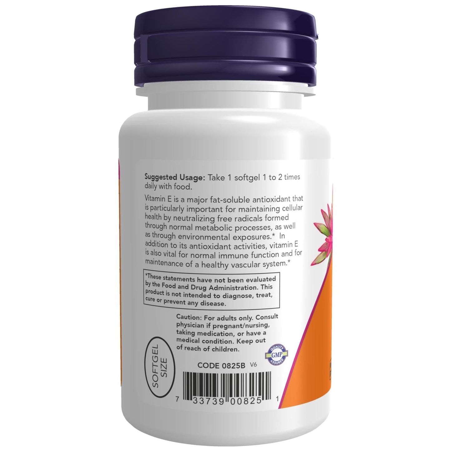 E-200 134mg (200 UI), 100 cápsulas blandas – NOW Foods-Wellu