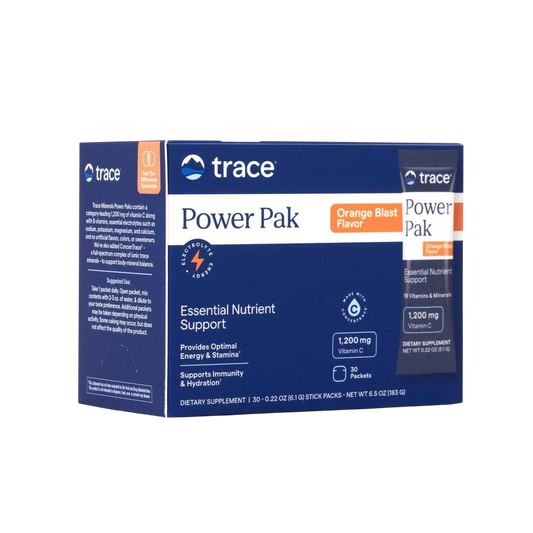 Electrolitos 1200mg, Vitamin C – Naranja Explosiva (30 Pack de 4.9 gr) – Trace Minerals-Wellu