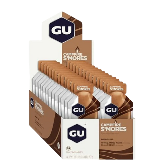 GU Gel Energía, Campfire S´mores 768g (24 gels 32g) – GU Energy-Wellu