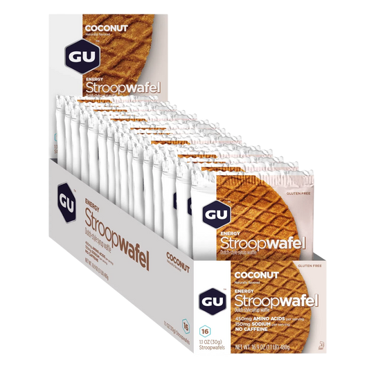 GU Waffle Energía, Coco 512g (16 pzas 32g) – GU Energy-Wellu