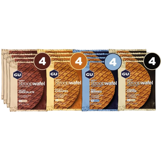 GU Waffle Energía, Surtido 512g (16 pzas 32g) – GU Energy-Wellu