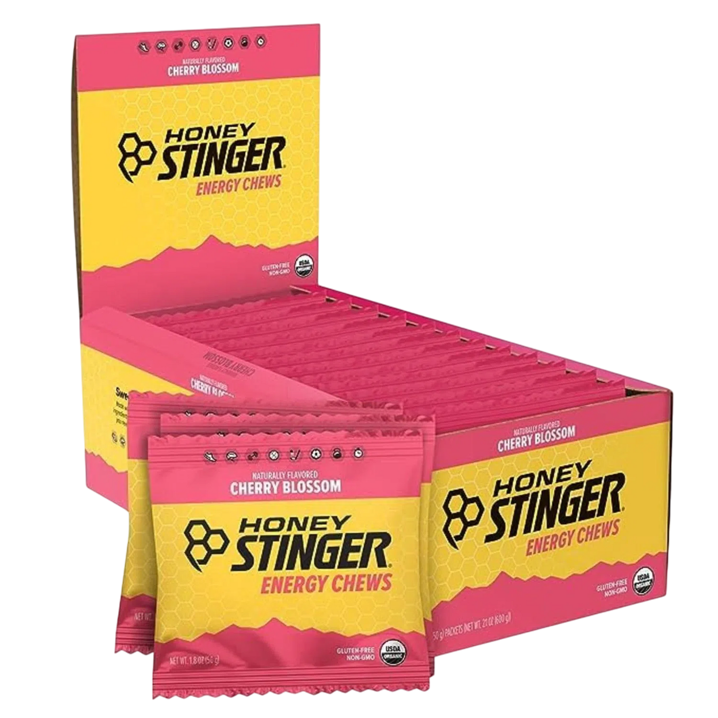 Honey Stinger Chews Cherry Blossom 50gr c/12 pz-Wellu