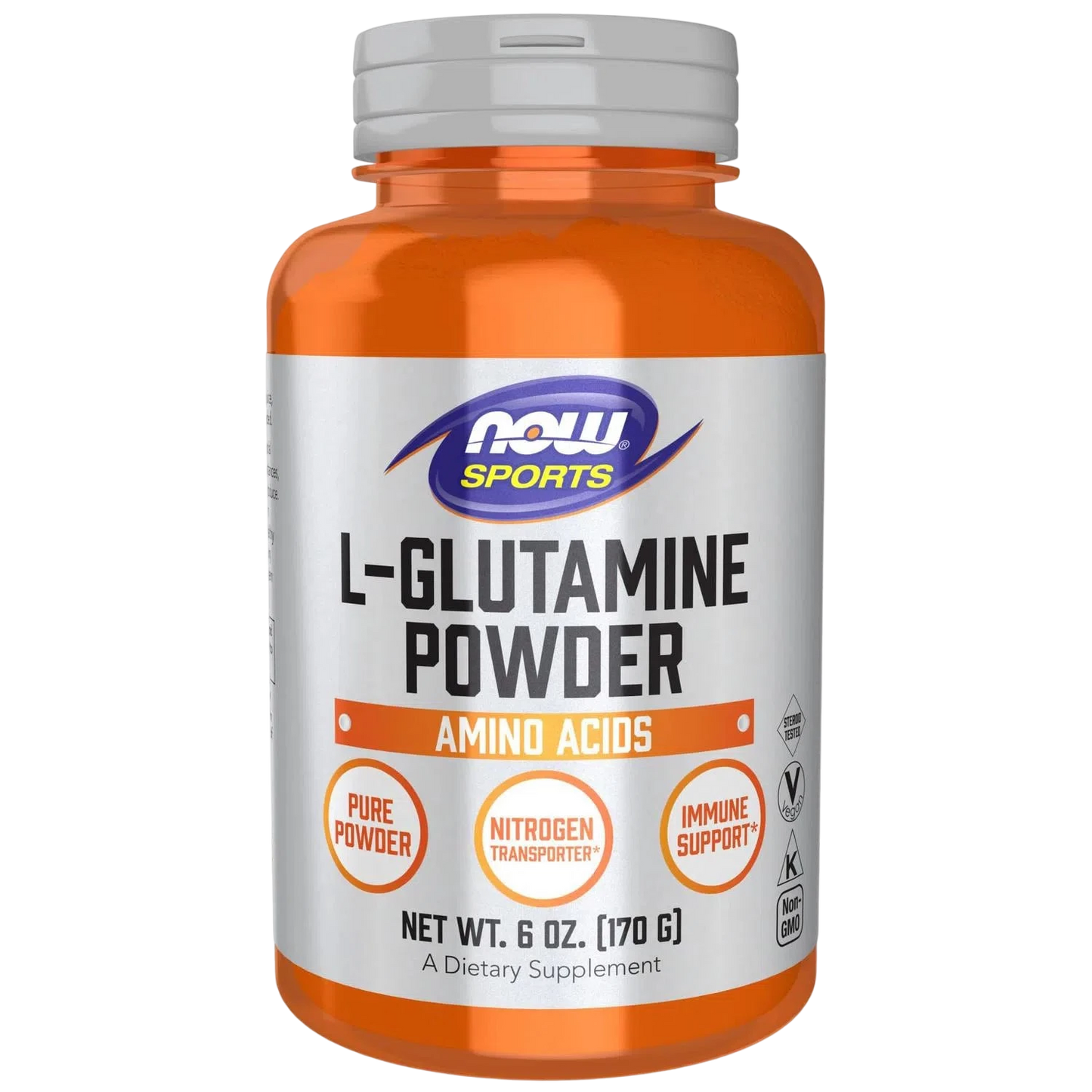 L-Glutamina en polvo, 170g – NOW Foods-Wellu
