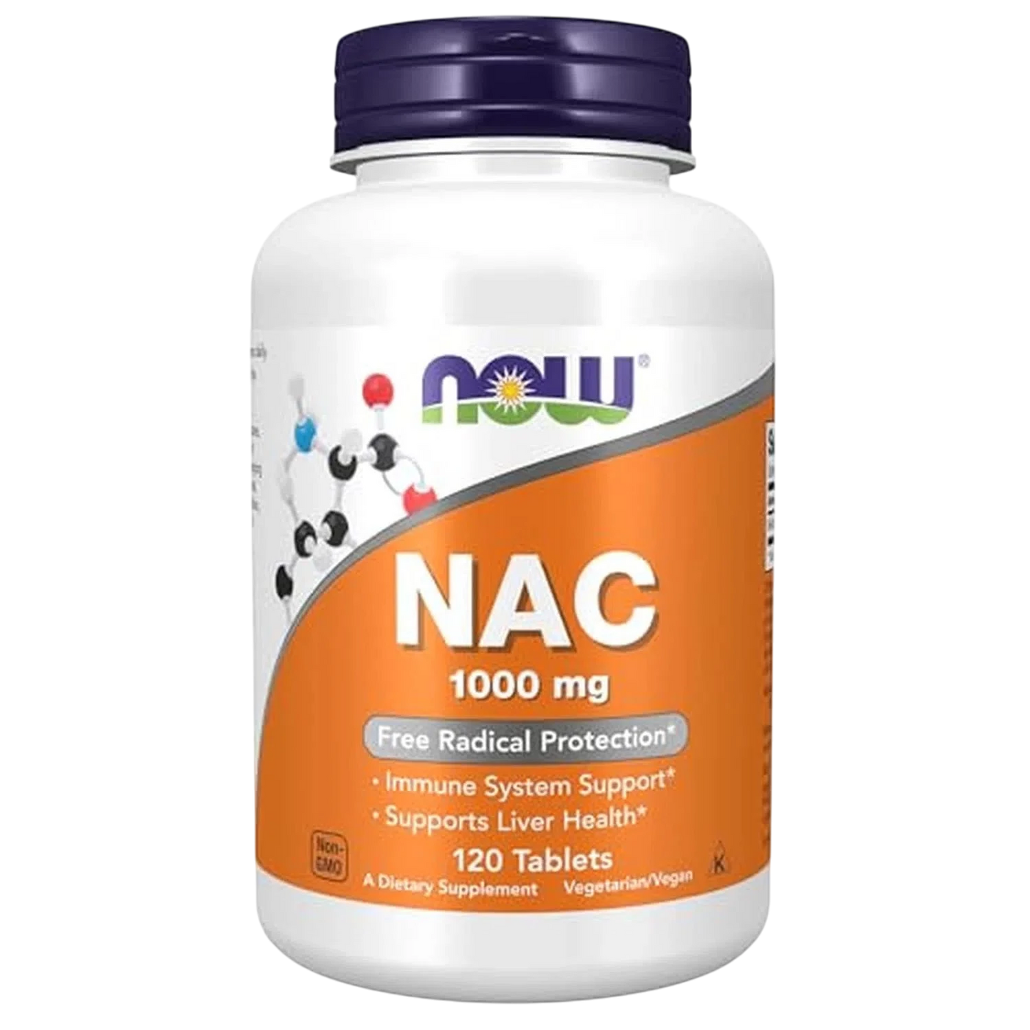 NAC 1000 mg, 120 Tabletas – NOW Foods-Wellu
