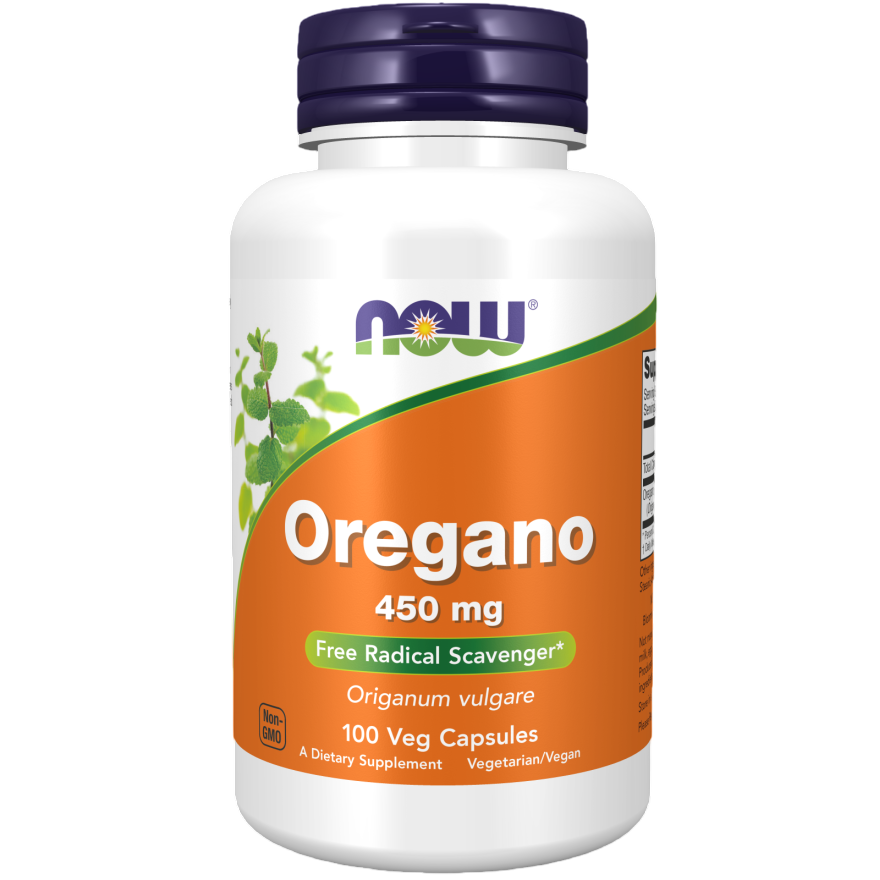 Orégano 450mg, 100 cápsulas – NOW Foods