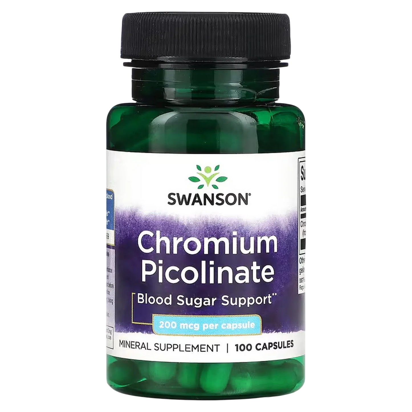 Picolinato de Cromo 200 mcg, 100 Caps – Swanson-Wellu