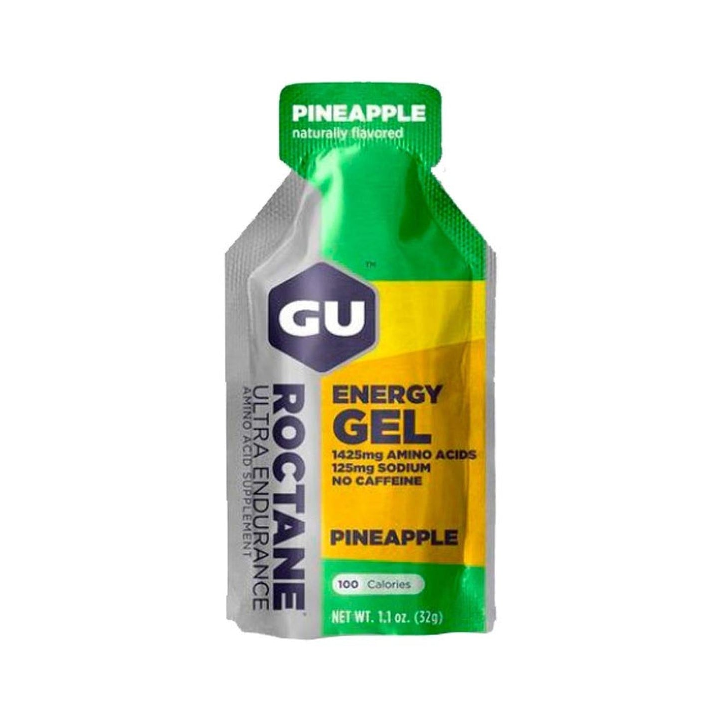 Roctane Gel Energía, Pineapple (24 gels 32g) – GU Energy-Wellu