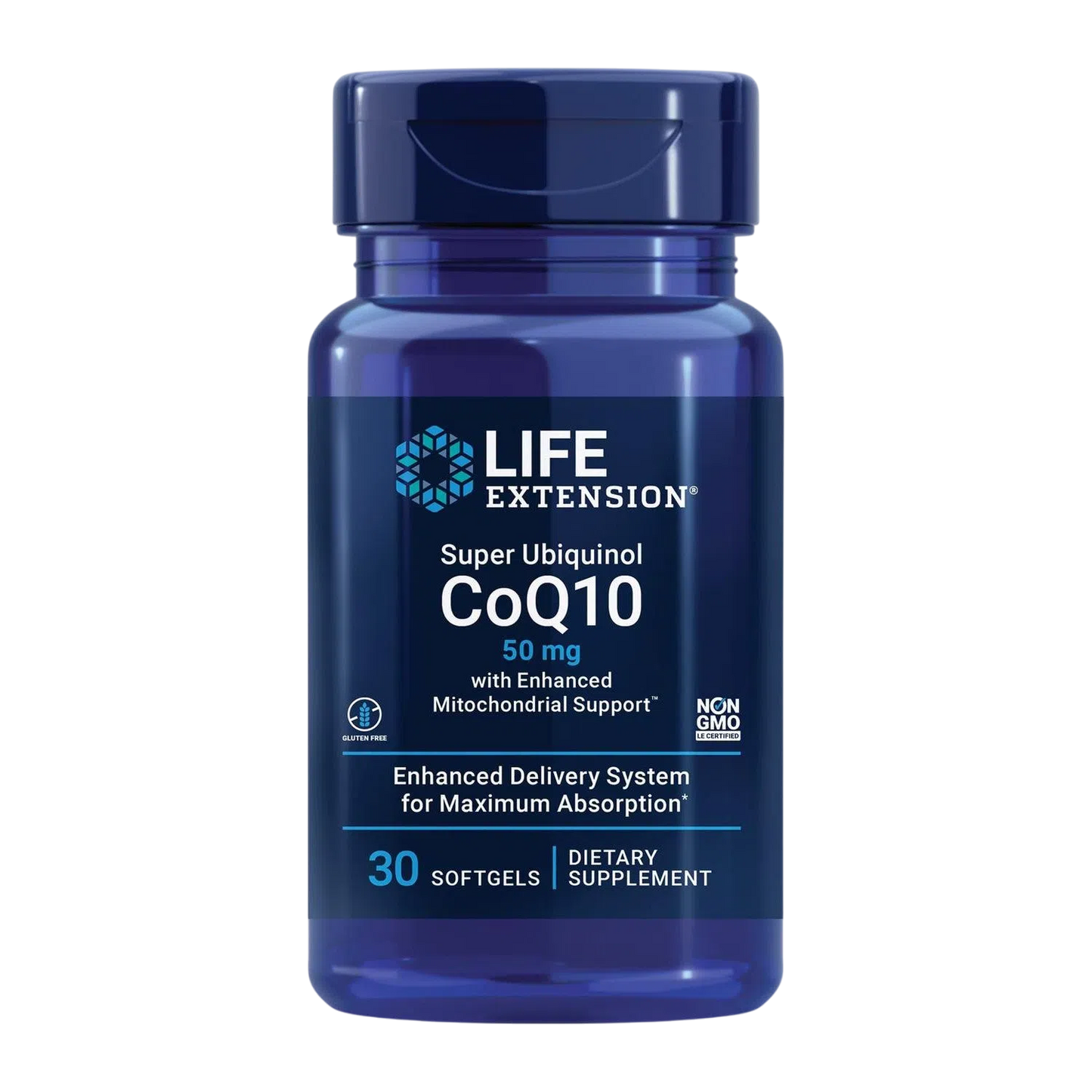 SuperUbiquinol CoQ-10 50 mg, 30 Softcaps – Life Extension-Wellu