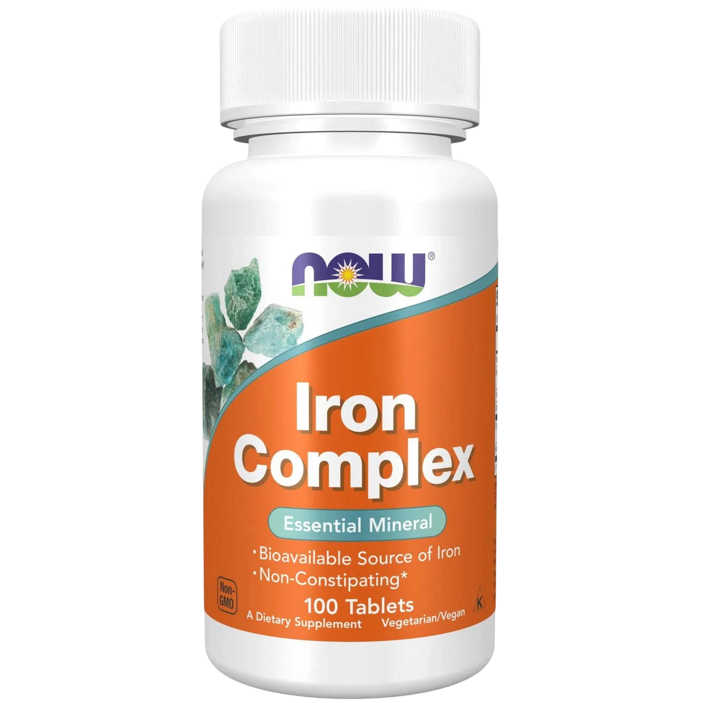 Vegetarianos de complejo de Hierro, 100 Tabletas – NOW Foods-Wellu