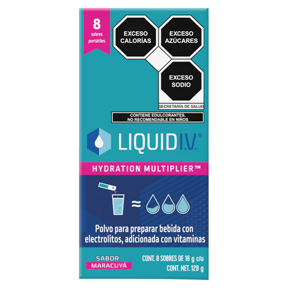 Liquid IV Hydration Multiplier sabor Maracuyá (1 stick)