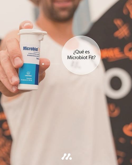 Microbiot Fit Probiótico 180mg, 30 cápsulas (Bifidobacterium + Lactoba ...