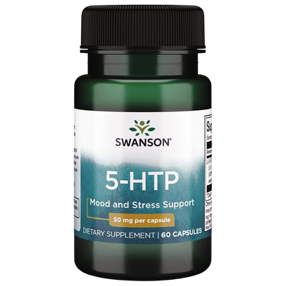 5-HTP 50mg, 60 Capsulas – Swanson-Wellu