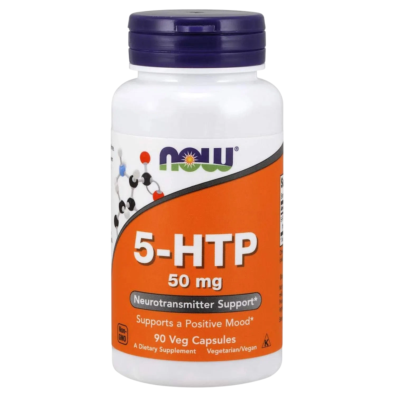 5-HTP de 50 mg, 90 Cápsulas Veg – NOW Foods-Wellu