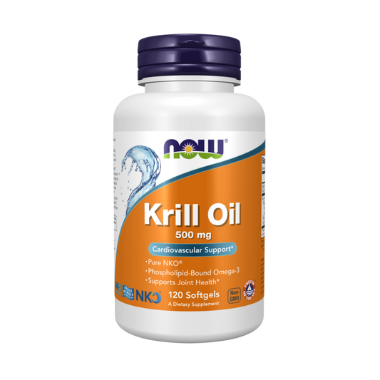 Aceite de Krill de Neptuno 500mg, 120 cápsulas – NOW Foods-Wellu