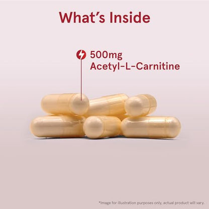 Acetil L-Carnitina 500mg, 60 Vcaps – Jarrow Formulas-Wellu