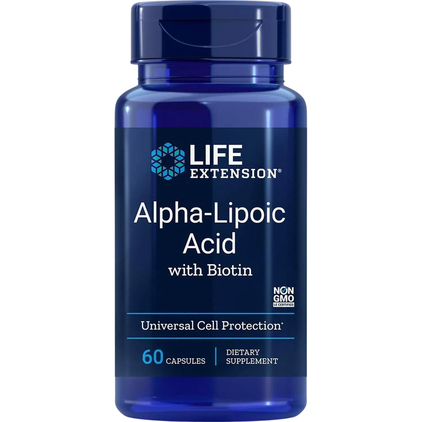 Ácido Alfa-Lipoico con Biotina, 60 Caps – Life Extension-Wellu