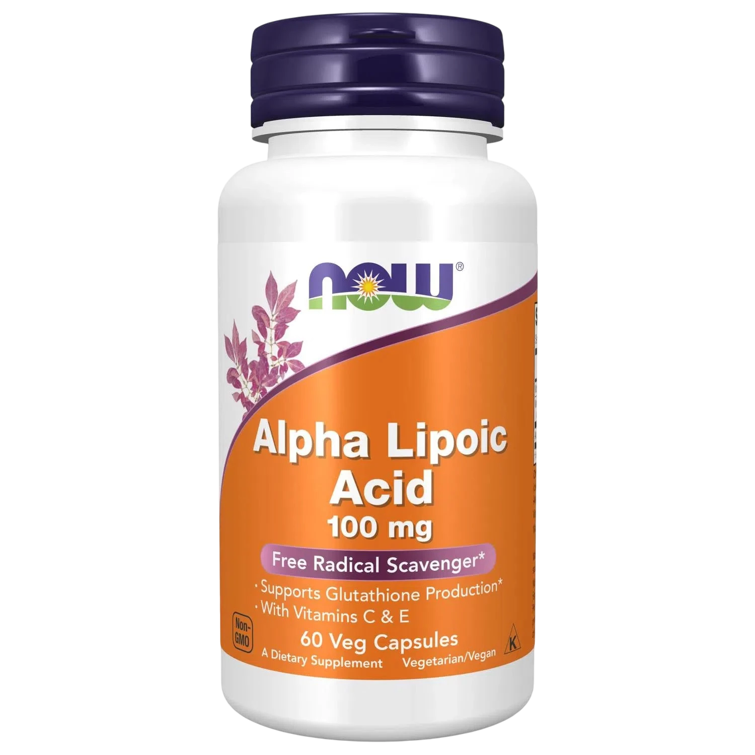 Ácido alfa lipoico de 100 mg, 60 Veg Capsule – NOW Foods-Wellu