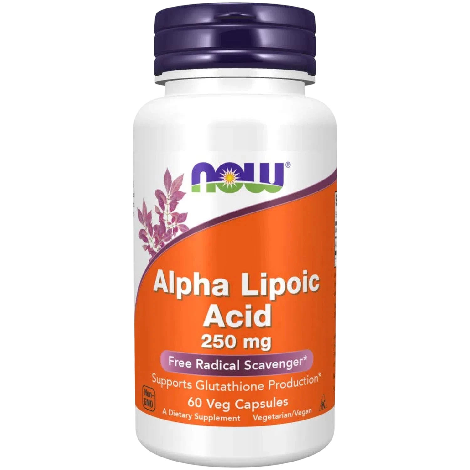 Ácido alfa lipoico de 250 mg, 60 Cápsulas Veg – NOW Foods-Wellu