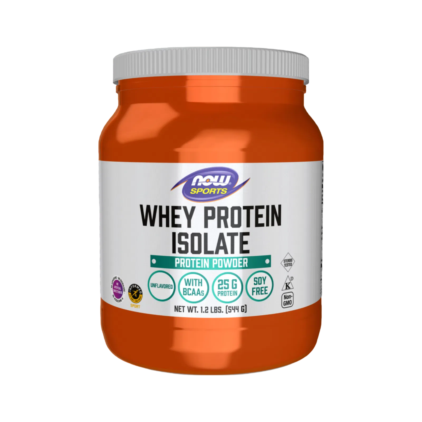 Aislado de proteína de suero, en polvo sin sabor, 1.2 lbs. – NOW Foods-Wellu