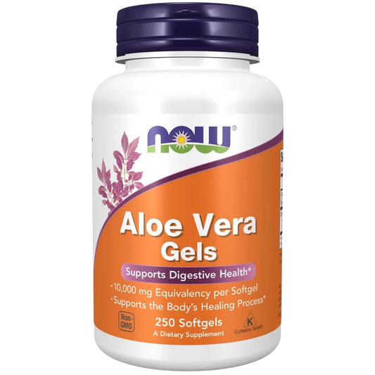 Aloe vera de 10 000 mg, 100 Softgels – NOW Foods-Wellu