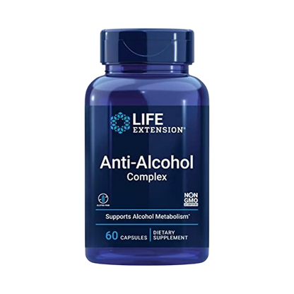 Anti-Alcohol Complex, 60 Cápsulas – Life Extension-Wellu