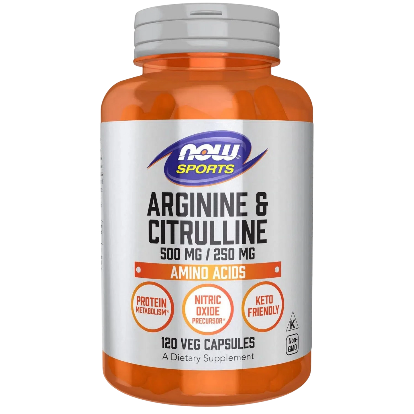 Arginina 500mg & Citrulina 250mg 120 veg caps-Wellu