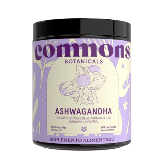 Ashwagandha, 120 cápsulas – Commons-Wellu