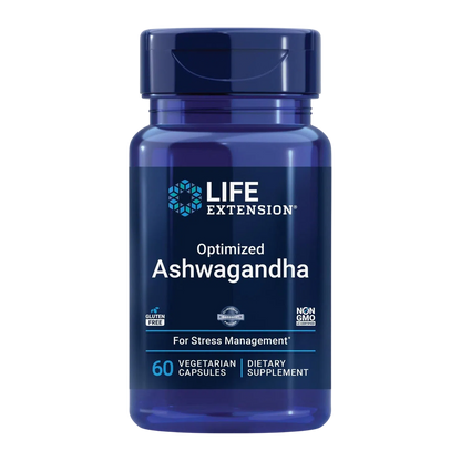 Ashwagandha Optimizada, 60 Veg Caps – Life Extension-Wellu