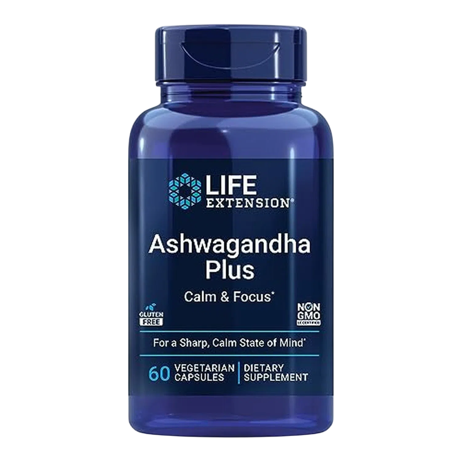 Ashwagandha Plus, 60 Cáps Vegetarianas – Life Extension-Wellu