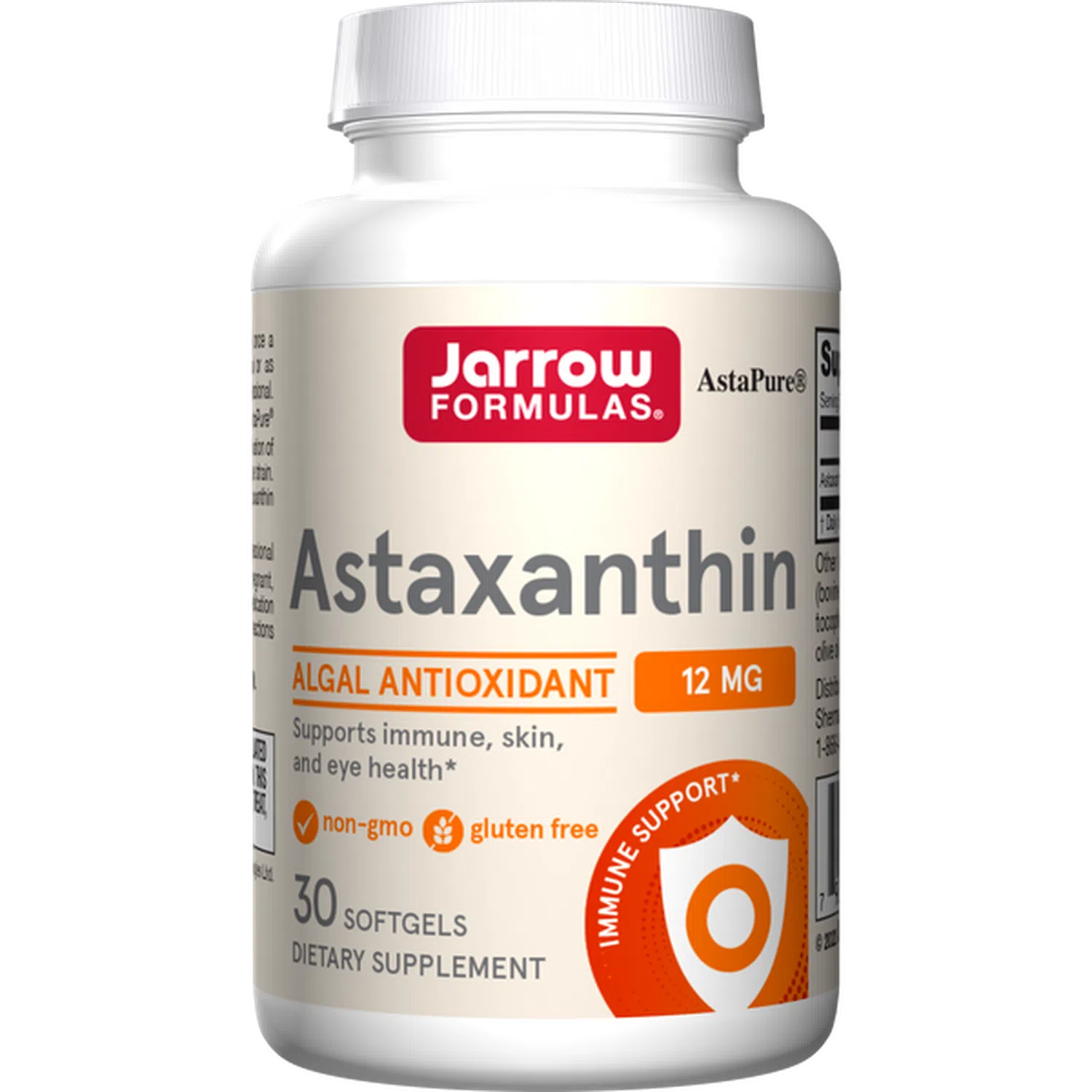 Astaxantina 12mg, 30 Cápsulas – Jarrow Formulas-Wellu