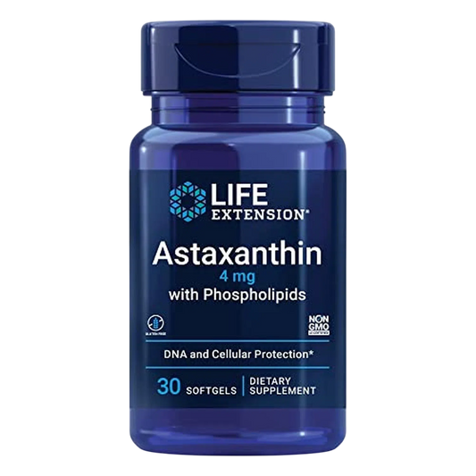 Astaxantina C/Fosfolípidos, 30 Softcaps – Life Extension-Wellu