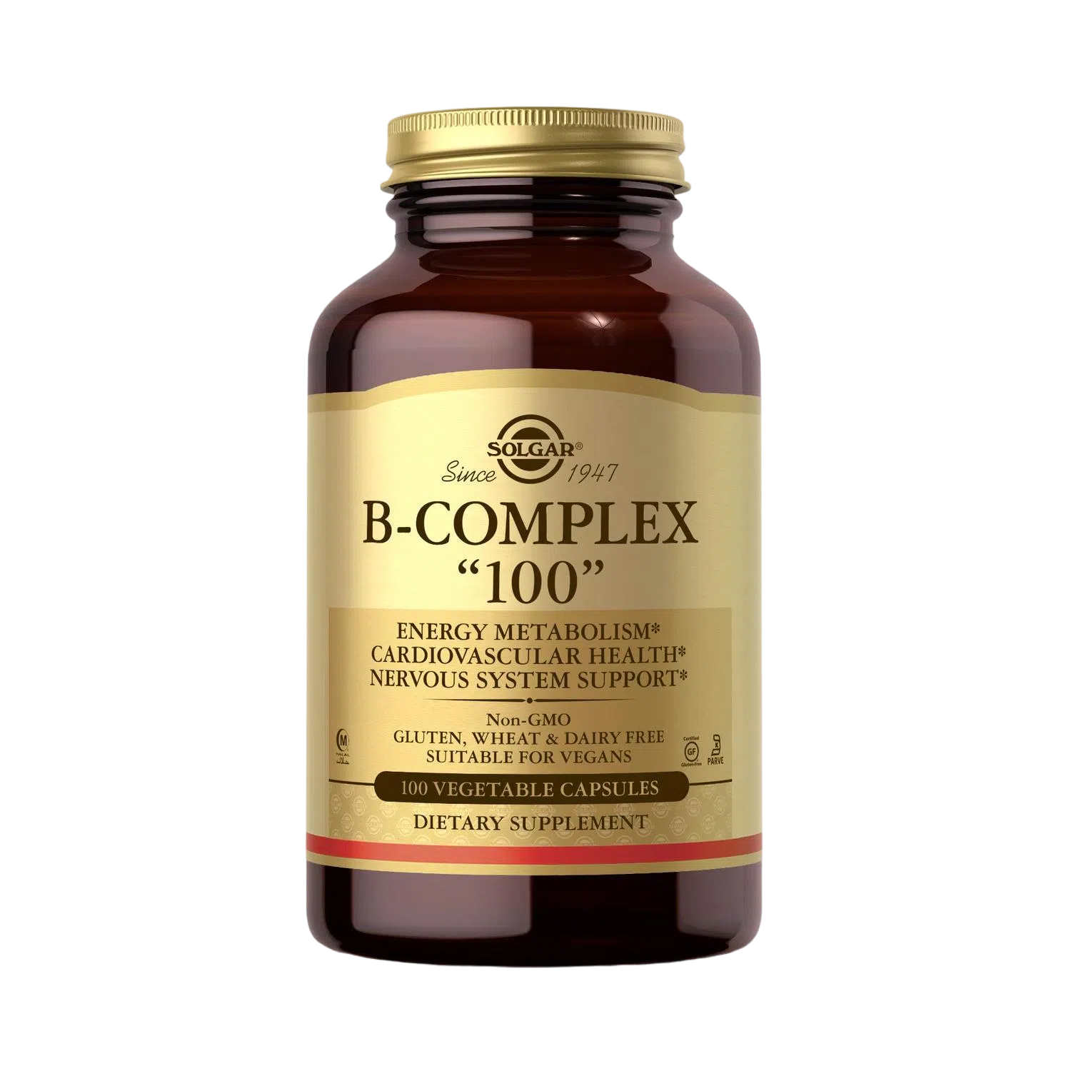 B-Complex "100", 100 Capsula Vetables – Solgar-Wellu