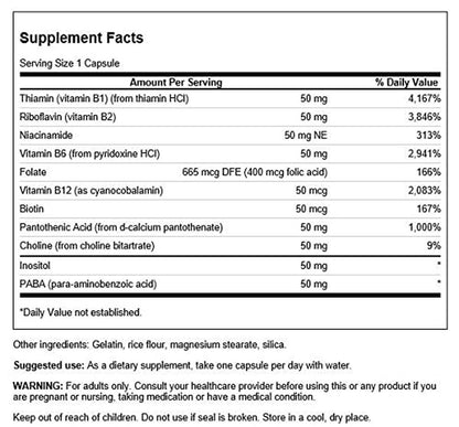 Balance B-50 Complex, 100 Caps – Swanson-Wellu