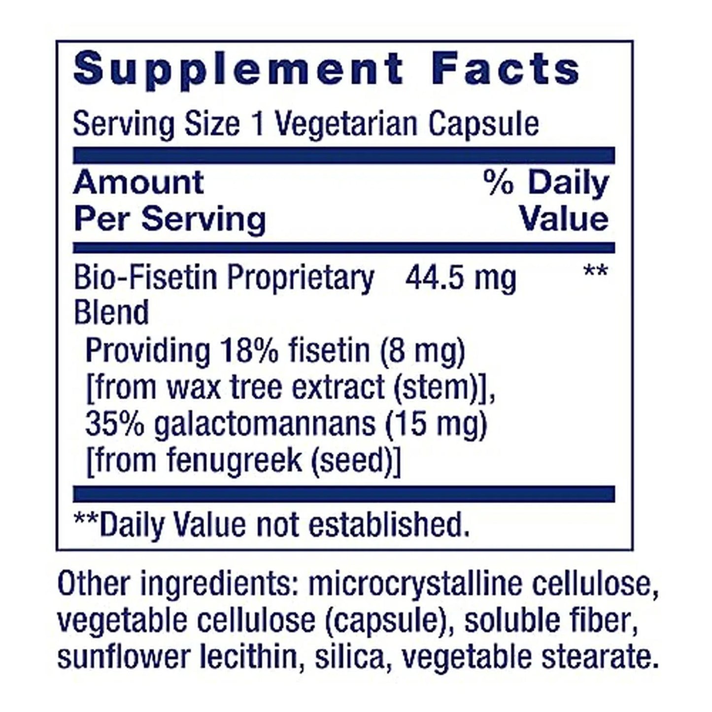 Bio-Fisetina 44.5 mg, 30 Cápsulas – Life Extension-Wellu