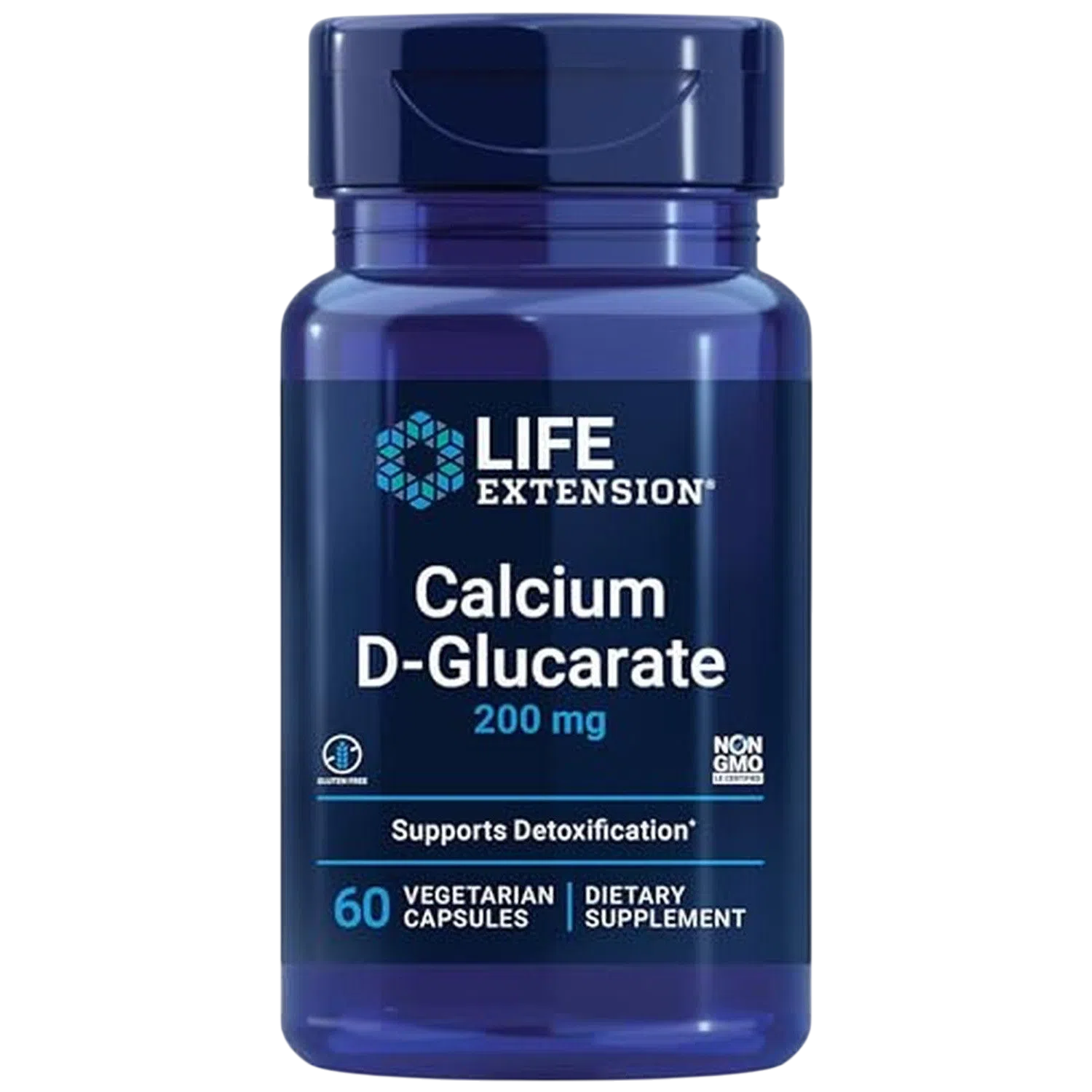 Calcio D-Glucarato 200 mg, 60 Vegcaps – Life Extension-Wellu