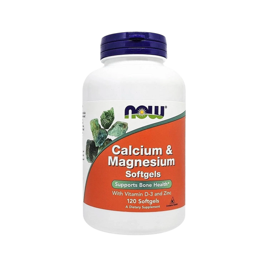 Calcio y magnesio, 120 Softgels – NOW Foods-Wellu