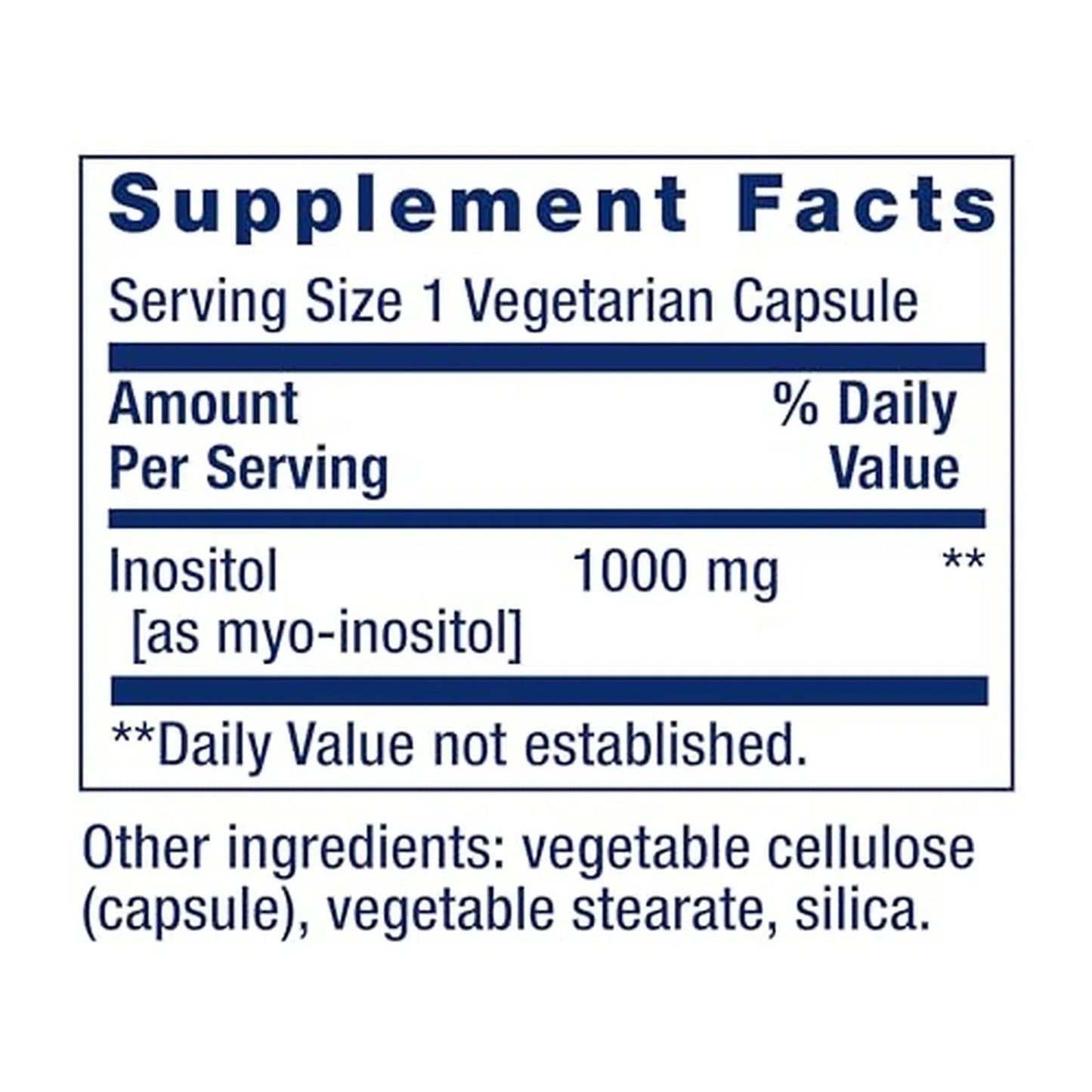 Cápsulas de Inositol 1000 mg, 360 Cápsulas – Life Extension-Wellu