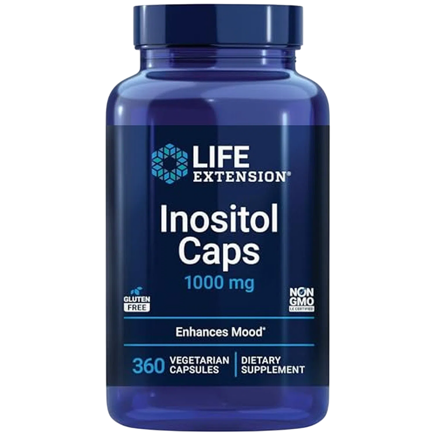 Cápsulas de Inositol 1000 mg, 360 Cápsulas – Life Extension-Wellu