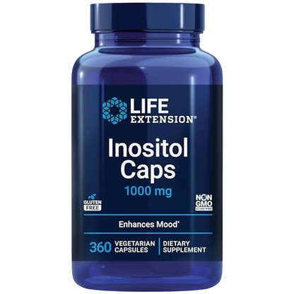 Cápsulas de Inositol 1000 mg, 360 Cápsulas – Life Extension-Wellu