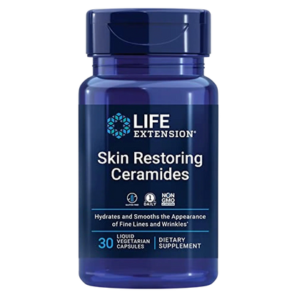 Ceramidas Restauradoras de Piel, 30 cápsulas – Life Extension-Wellu