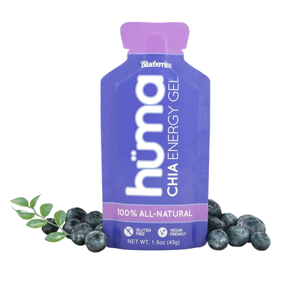 Huma Chia Energy Gel Blueberries 43gr-Wellu