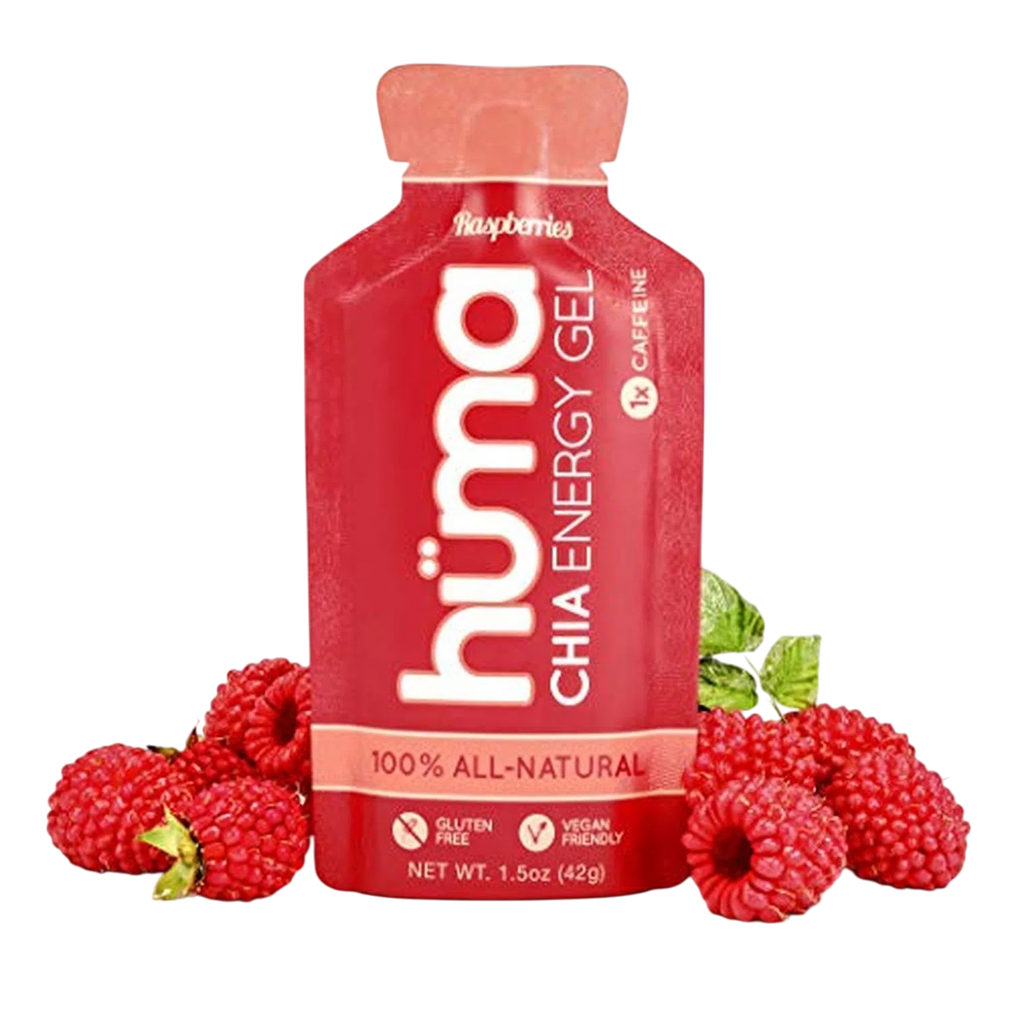 Huma Chia Energy Gel Raspberries 42gr-Wellu