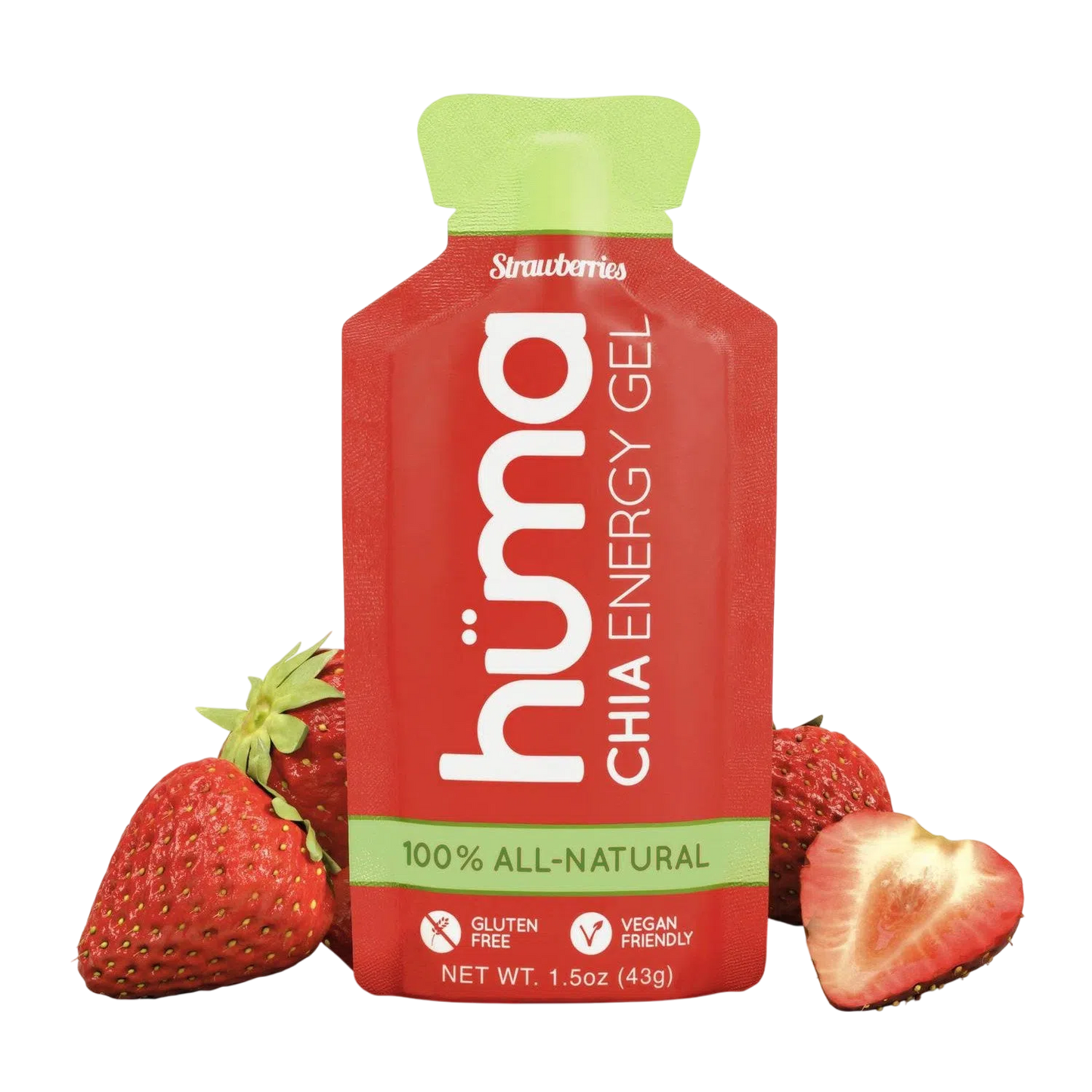 Huma Chia Energy Gel Strawberries 44gr-Wellu