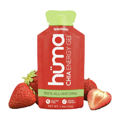 Huma Chia Energy Gel Strawberries 44gr-Wellu